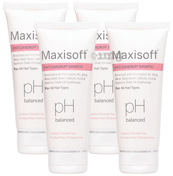 Maxisoft PH Balanced Anti Dandruff Shampoo (100ml Each)
