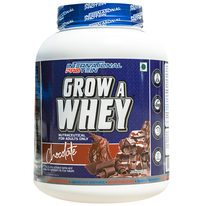 International Protein Grow A Whey Protein Powder Chocolate