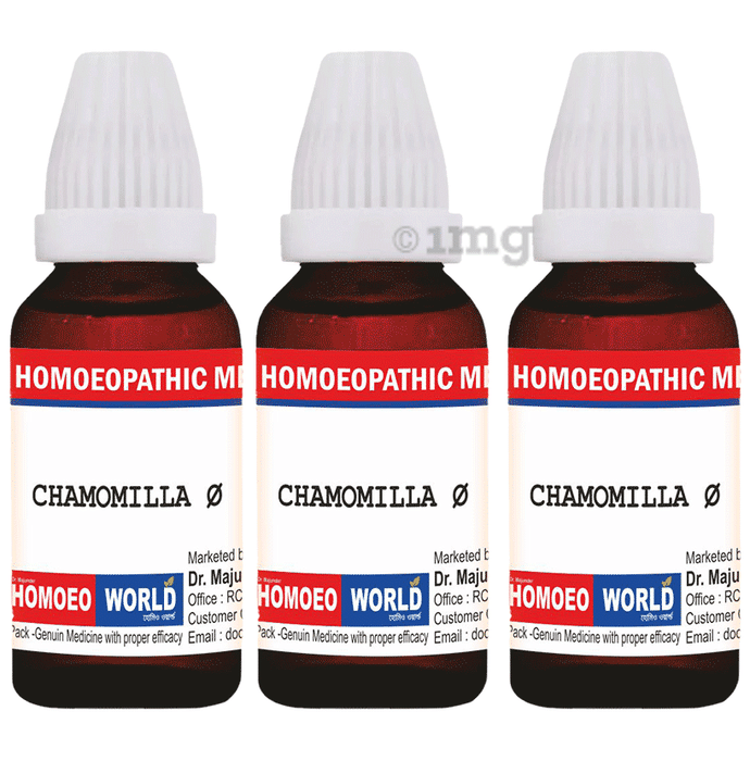 Dr. Majumder Homeo World Chamomilla Mother Tincture (30ml Each) Q