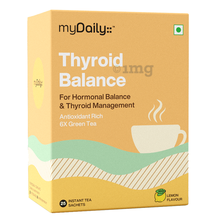 myDaily Thyroid  Balance for Hormonal  Balance and Thyroid Management (2.75gm Each) Lemon