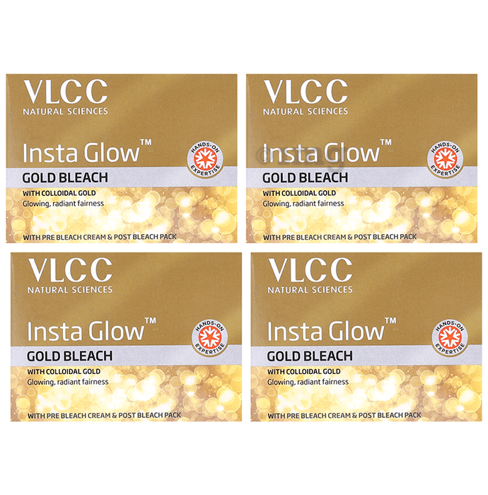 VLCC Insta Glow Gold Bleach (30gm Each)