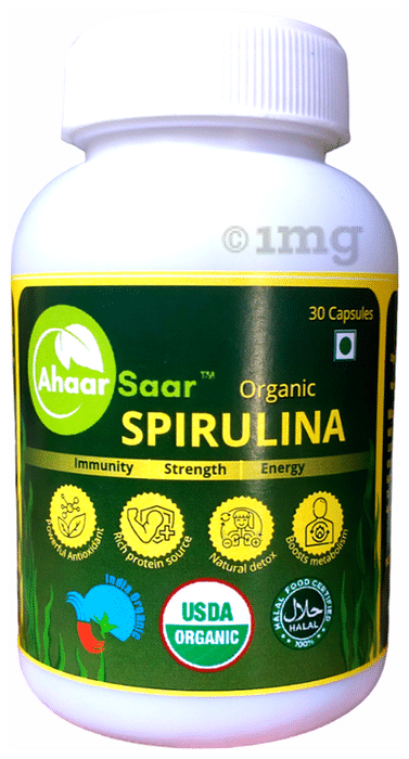 Ahaar Saar Organic Spirulina Capsule