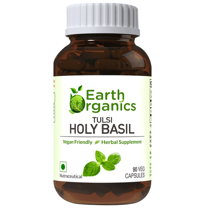 Earth Organics Tulsi Holy Basil Capsule
