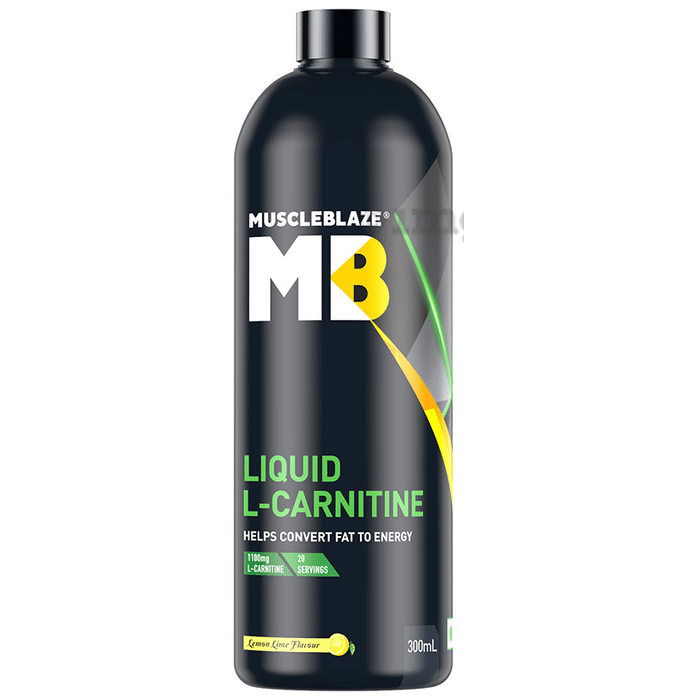 MuscleBlaze Liquid L-Carnitine 1100mg Lemon Lime