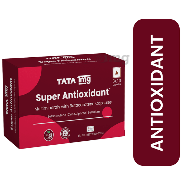 1mg Super Antioxidant Multiminerals with Betacarotene Capsule: Buy box of  30 capsules at best price in India | 1mg