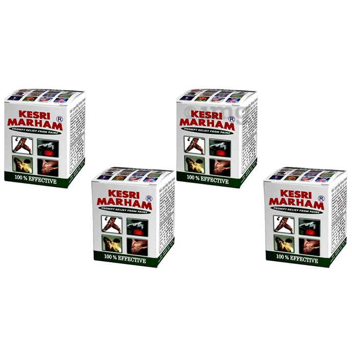 Kesri Marham Prompt Relief from Pain (12gm Each)
