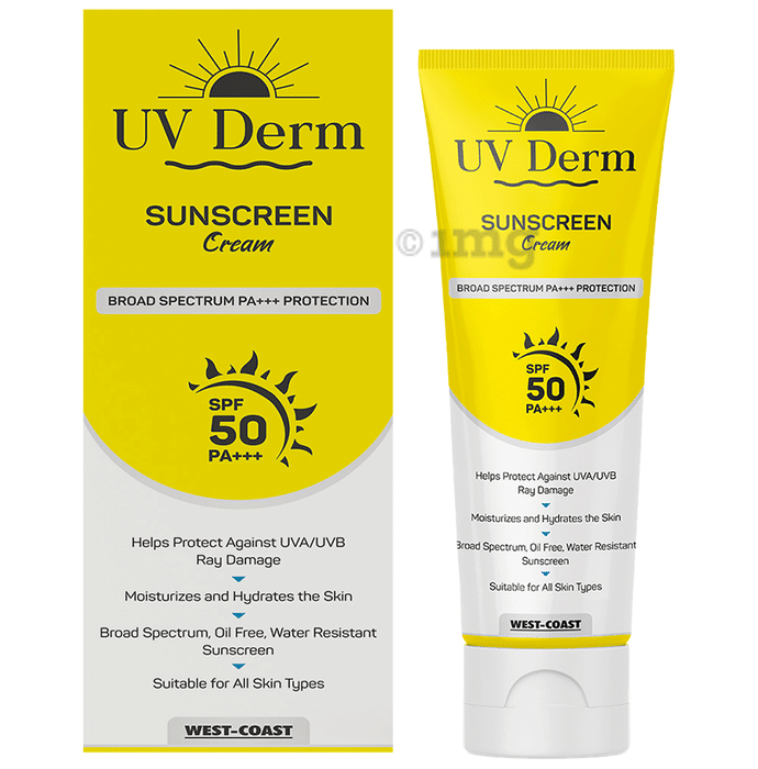 West-Coast UV Derm Sunscreen Cream SPF 50 PA+++