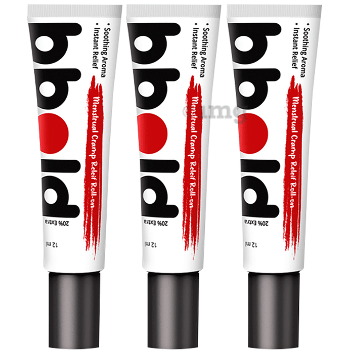 Bbold Menstrual Pain Relief Roll On (12ml Each)
