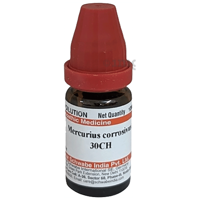 Dr Willmar Schwabe India Mercurius Sublimatus Corrosivus Dilution 30 CH