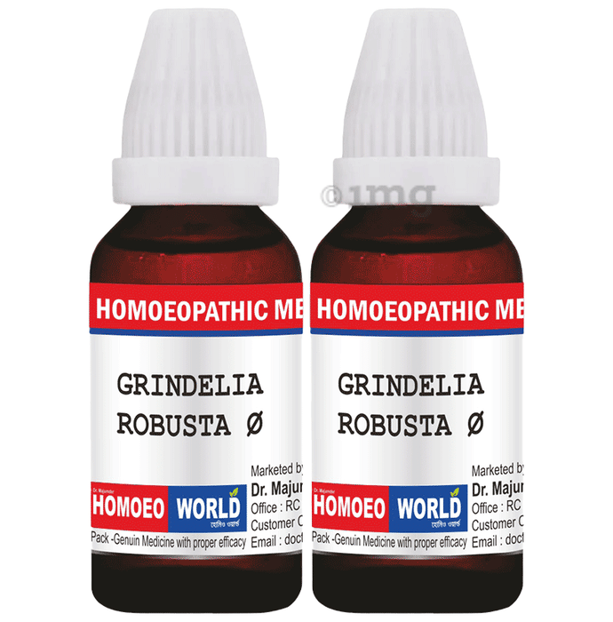 Dr. Majumder Homeo World Grindelia Robusta Mother Tincture (30ml Each) Q