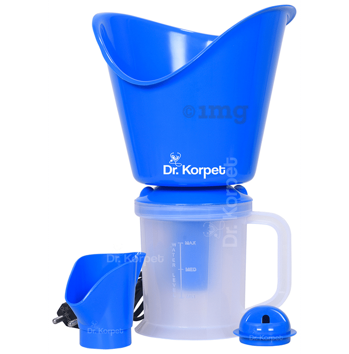 Dr. Korpet 3 in 1 Steamer, Vaporizers, Steam Inhaler, Facial Steamer Vaporiser for Cold and Cough 1 m