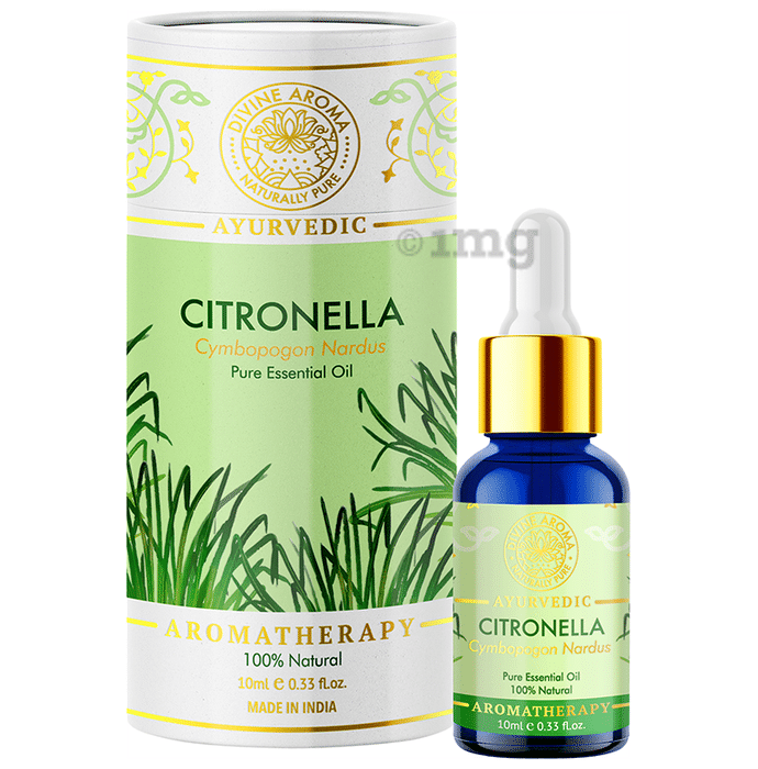 Divine Aroma Ayurvedic 100% Natural Pure Essential Oil Citronella