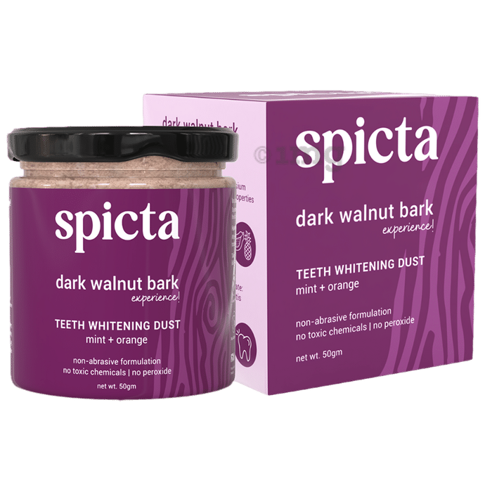 Spicta Dark Walnut Bark Teeth Whitening Dust