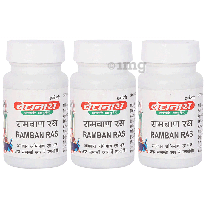 Baidyanath (Jhansi) Ramban Ras Tablet (80 Each)