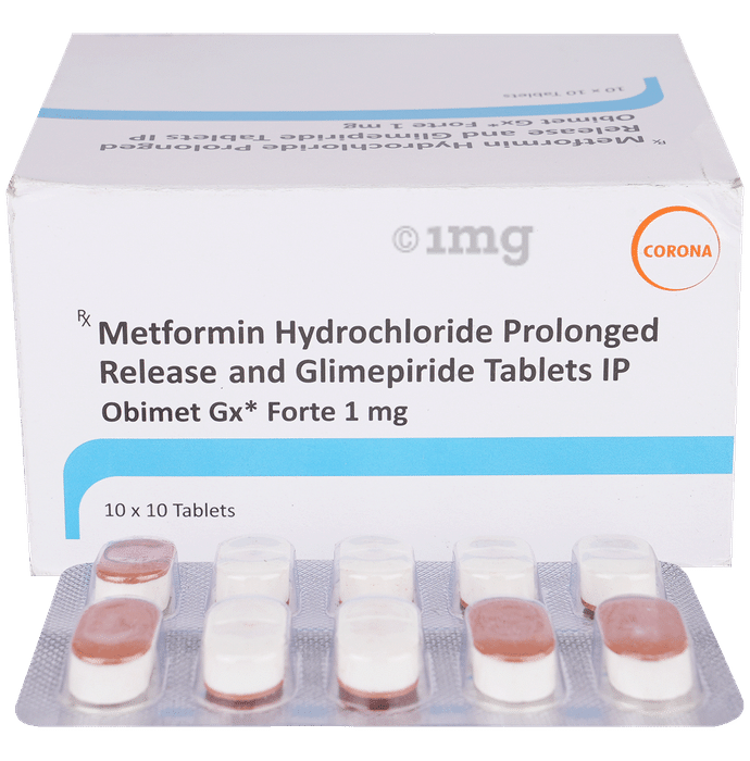 Obimet GX Forte 1mg Tablet PR