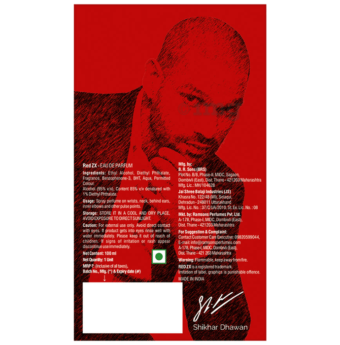 Ramsons Red Zx - Eau de Parfum: Buy bottle of 100.0 ml Liquid at