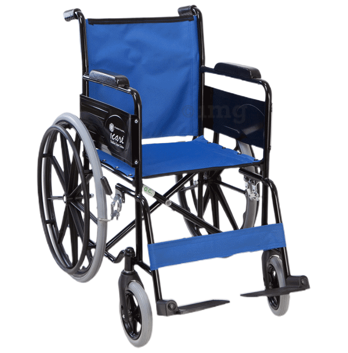 Surgitech Folding Wheelchair Blue