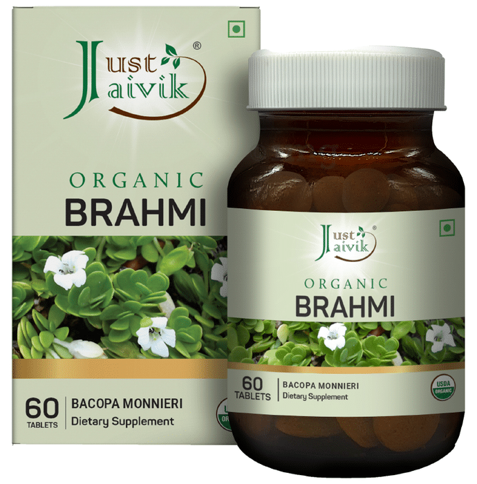 Just Jaivik Organic Brahmi Tablet