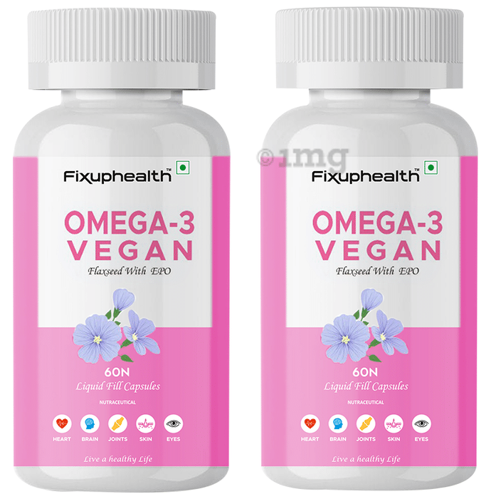 Fixuphealth Omega 3 Vegan Capsule (60 Each)