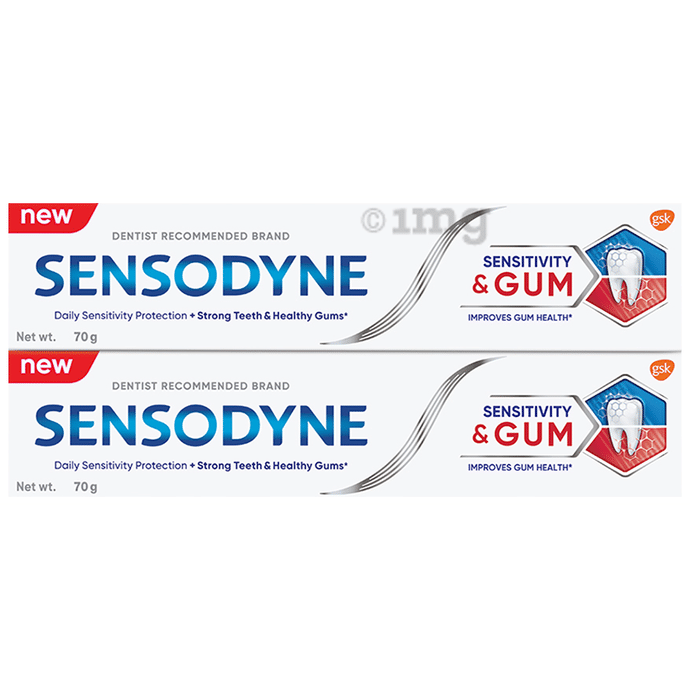 Sensodyne Sensitivity & Gum Toothpaste (70gm Each)