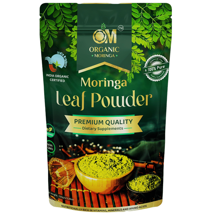 Om Organic Moringa Leaf Powder
