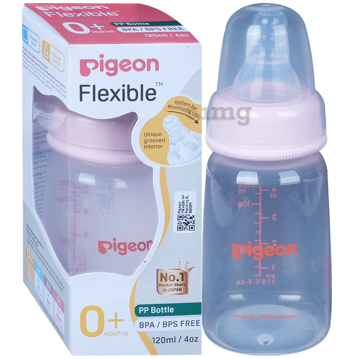 Pigeon 0+ Flexible PP Feeding Bottle