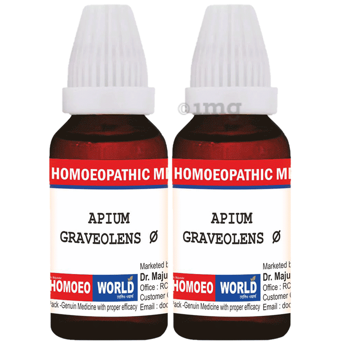 Dr. Majumder Homeo World Apium Graveolens Q (30ml Each)