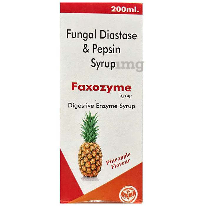 Faxozyme Fungal Diastase Pepsin Syrup 200ml Each Buy Box Of 1 0 Faxozyme Fungal Diastase Pepsin Syrup 200ml Each Buy Box Of 1 0