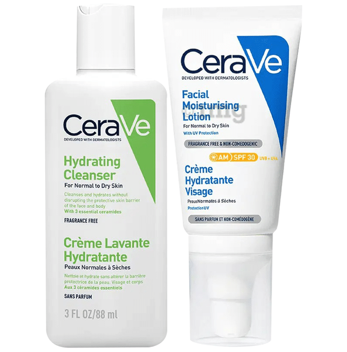 Cerave Morning Facial Skin Care Routine