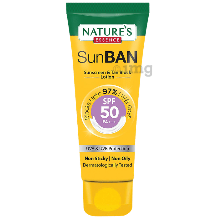 Nature's Essence Sunban Sunscreen & Tan Block Lotion SPF 50 PA+++