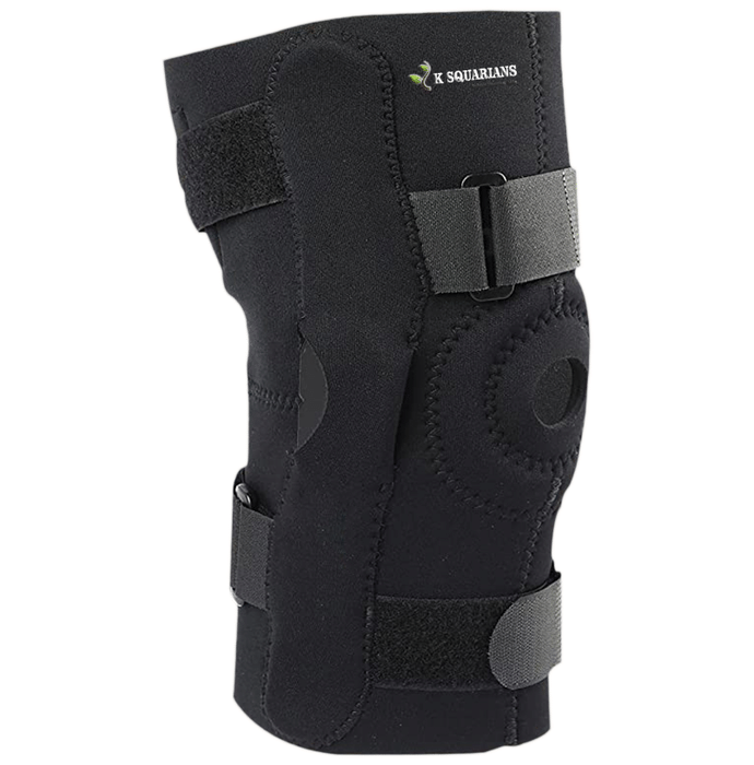 K Squarians Knee Support Hinged Neoprene Extra Large Black