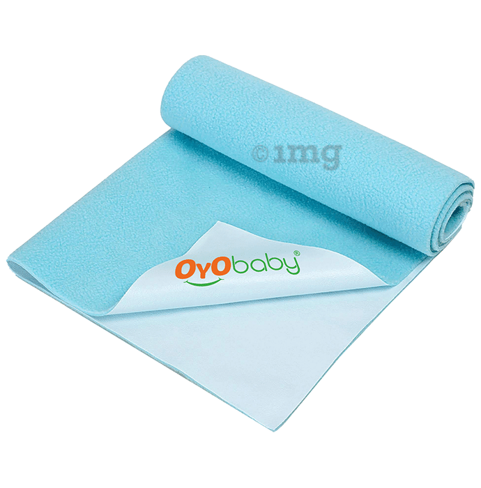 Oyo Baby Waterproof Rubber Sheet Large Sea Blue