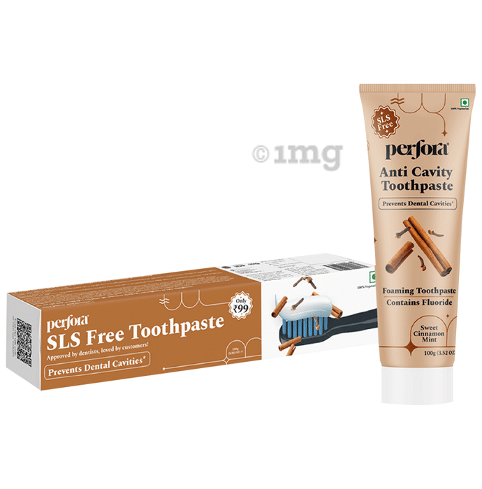 Perfora SLS Free Toothpaste Anti Cavity Clove Oil