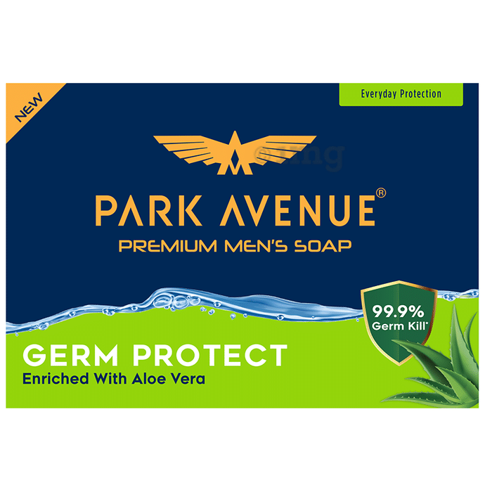 Park Avenue Premium Men's Soap (125gm Each) Germ Protect