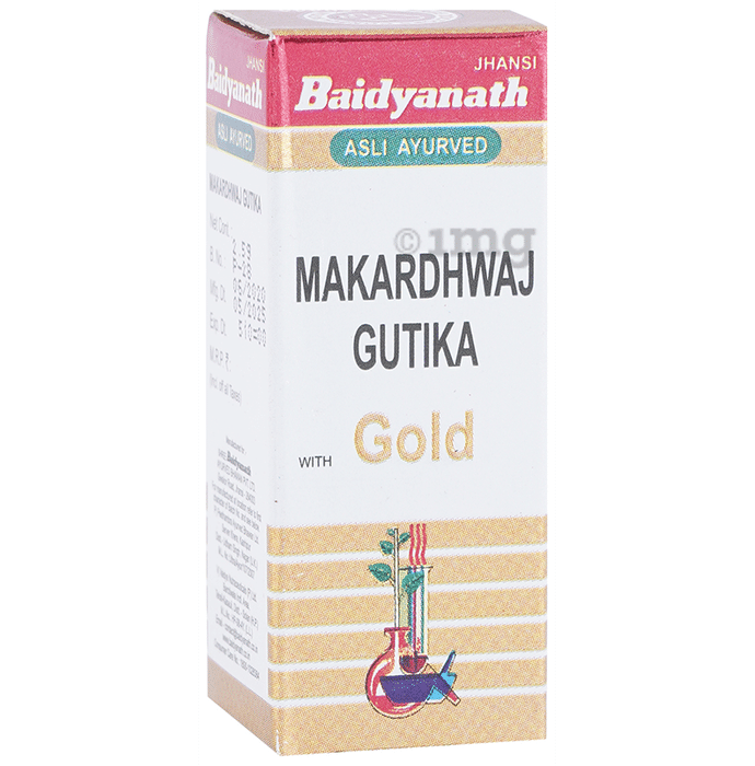 Baidyanath (Jhansi) Makardhwaj Gutika with Gold