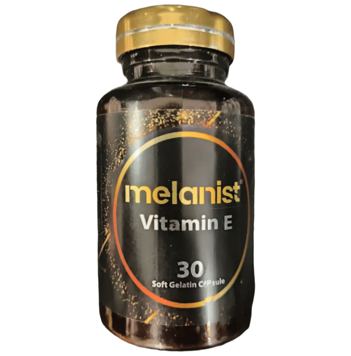 Melanist Vitamin E Soft Gelatin Capsule Buy bottle of 30.0 soft