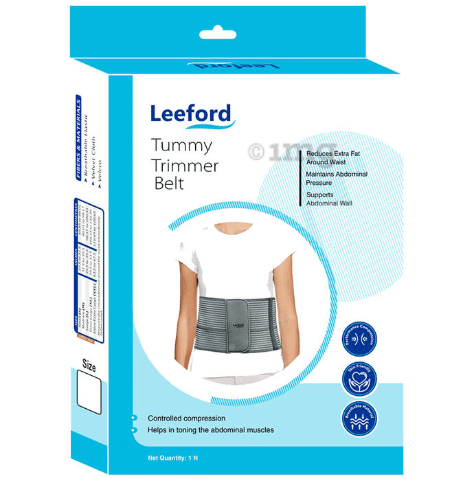 Leeford Tummy Trimmer Belt Small: Buy box of 1.0 Tummy Support at best  price in India