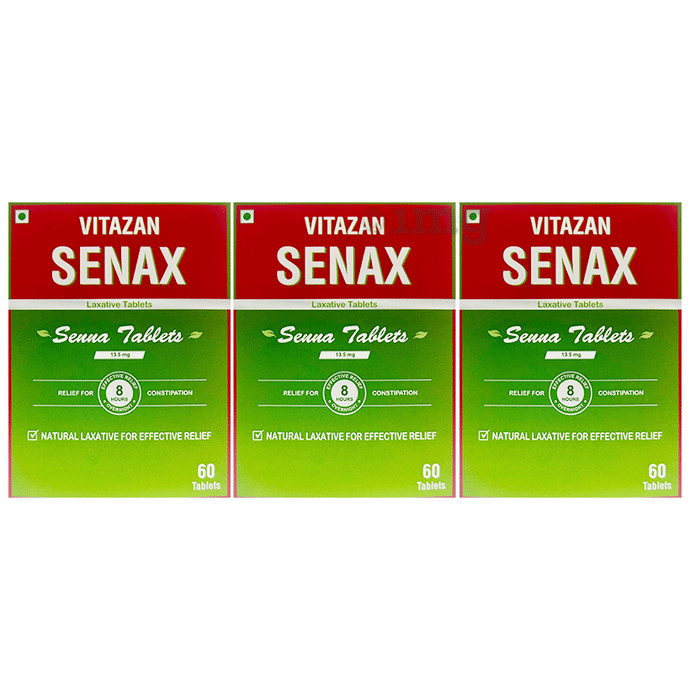 Vitazan Senax Laxative Senna Tablet (60 Each)
