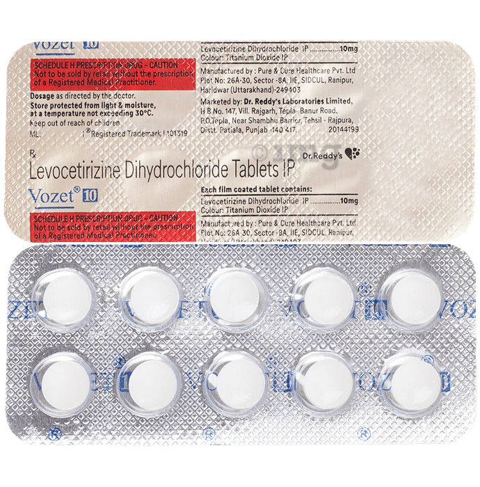 Vozet 10mg Tablet