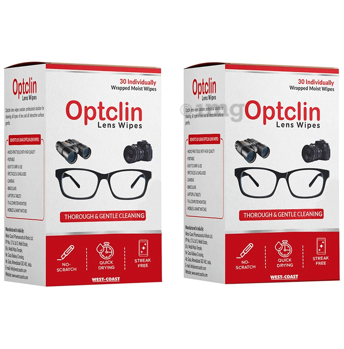 West-Coast Opticlin Lens Wipe (30 Each)