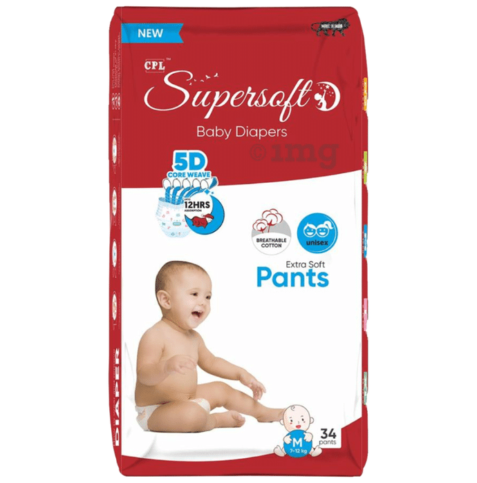 CPL Supersoft Baby Diaper Extra Soft Medium