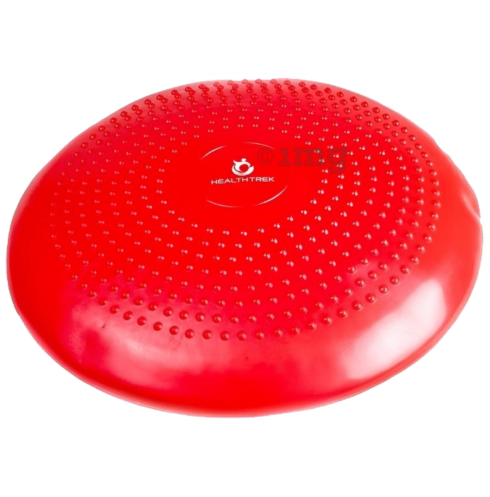 Healthtrek Balance Pad with Air Pump (33cm Each) 33cm Red