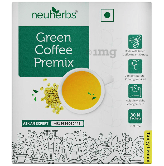Neuherbs Instant Green Coffee Sachet (3gm Each)