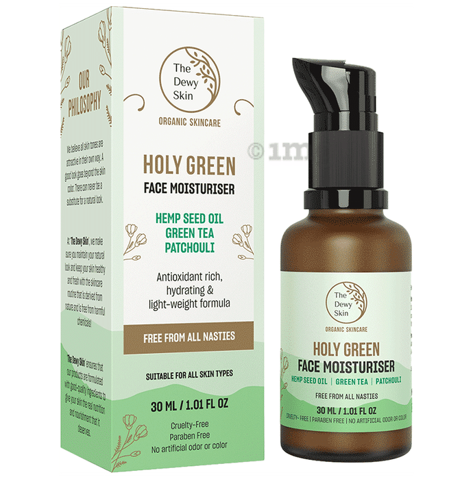 The Dewy Skin Holy Green Face Moisturiser