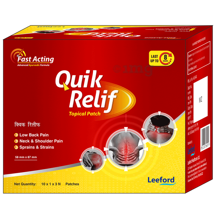 Leeford Quik Relief Patch