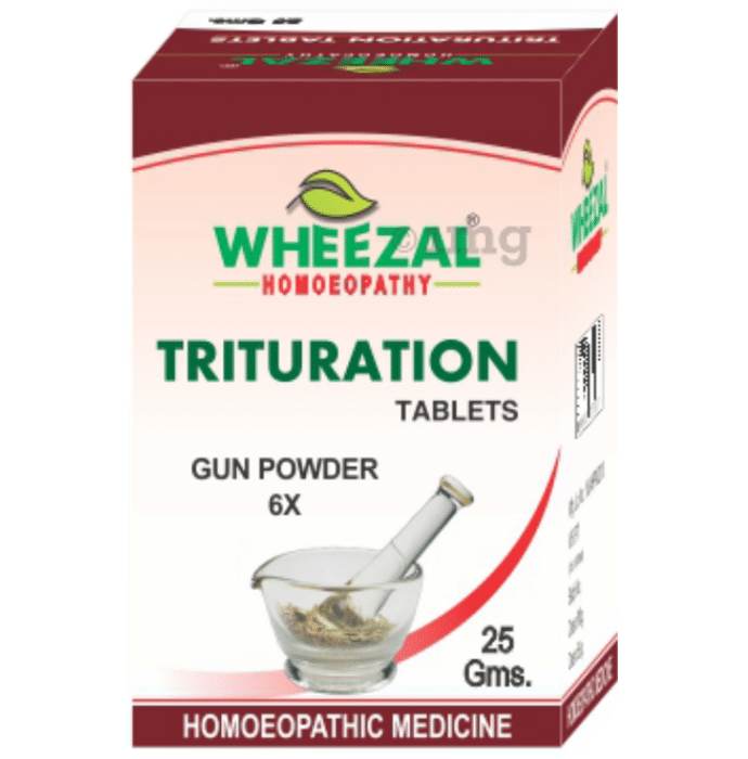 Wheezal Gun Powder Trituration Tablet 6X