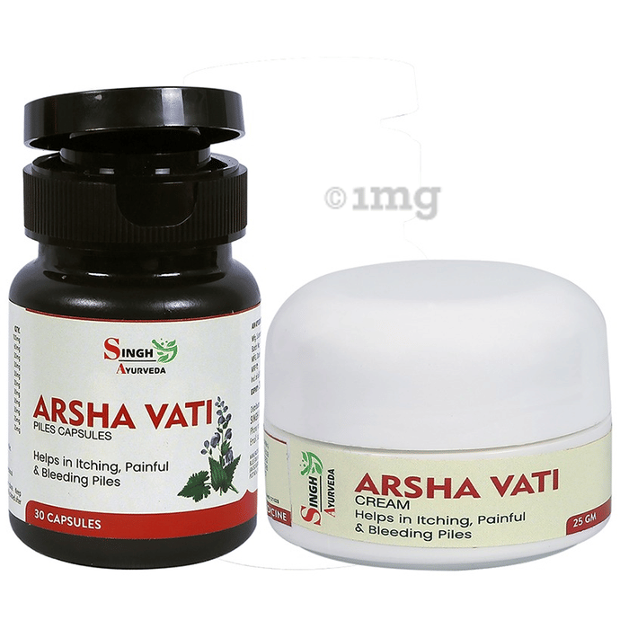 Singh Ayurveda Combo Pack of Arsha Vati Capsule(30) and Arsha Vati