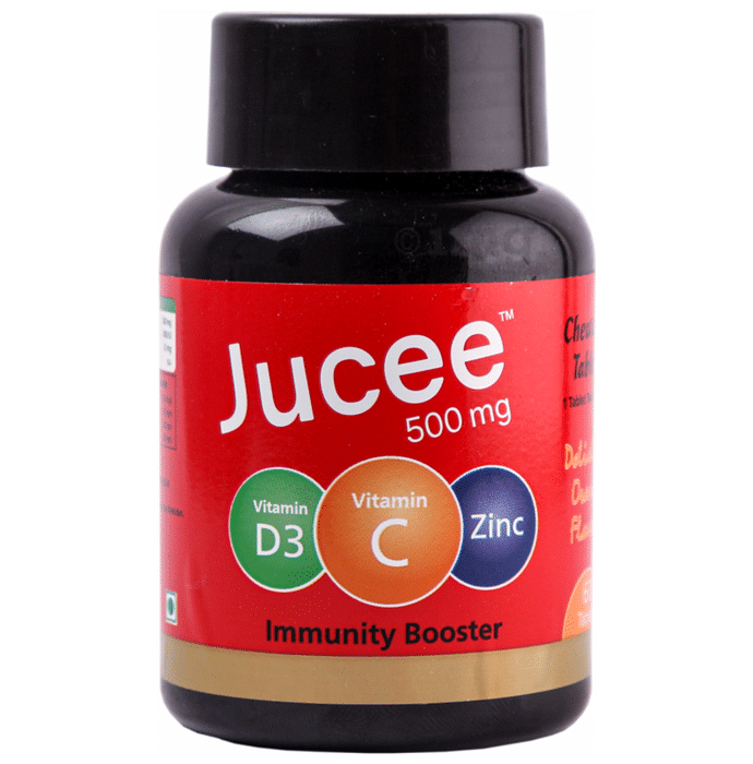 Jucee 500mg Chewable Tablet Delicious Orange