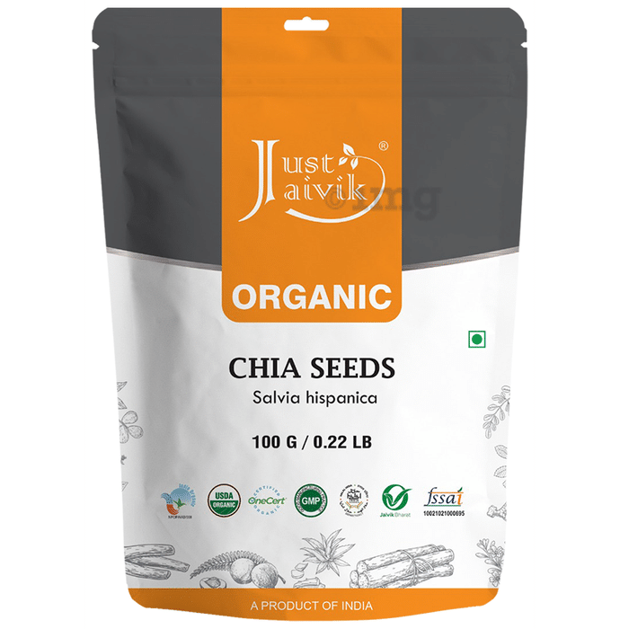Just Jaivik Organic Chia Seeds