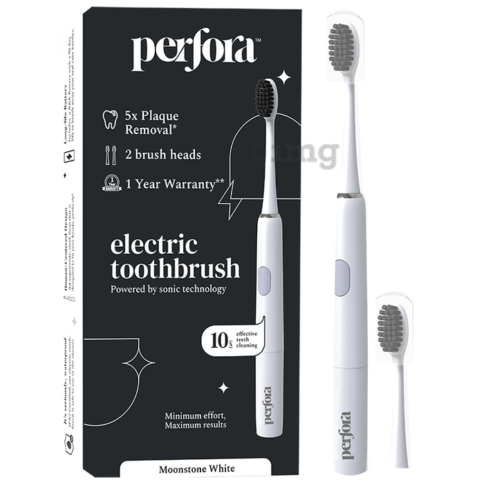 Perfora Moonstone White Electric Toothbrush